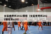 女篮世界杯2022赛程（女篮世界杯2022赛程表u18）