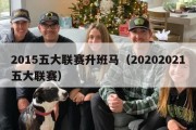 2015五大联赛升班马（20202021五大联赛）