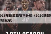 2016年瑞超联赛积分榜（2020瑞超积分榜冠军）