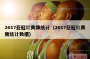 2017亚冠红黄牌统计（2017亚冠红黄牌统计数据）